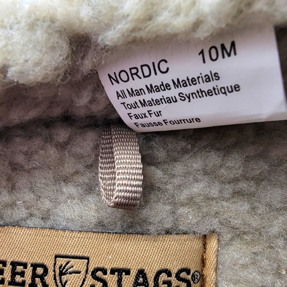 DEER STAGS men's slippers NIB grey, Sz 10 - Picture 6 of 7